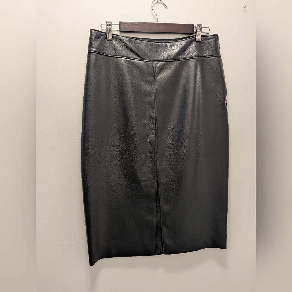 Babaton Faux Leather Skirt